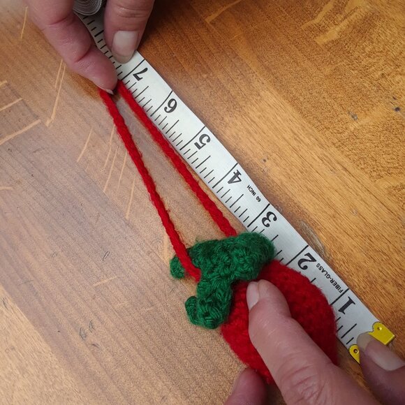 STRAWBERRY POUCH -- HANDMADE - Picture 3 of 3